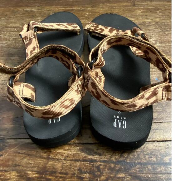 Gap Leopard sandals size 3 - Picture 4 of 6